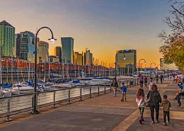 Puerto Madero: 3km